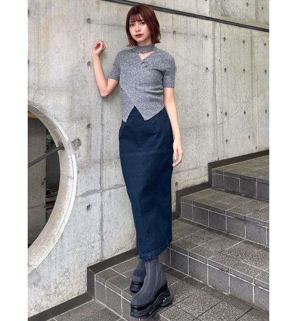 MURUA「カシュクールチャイナニット」|ニット・セーター|