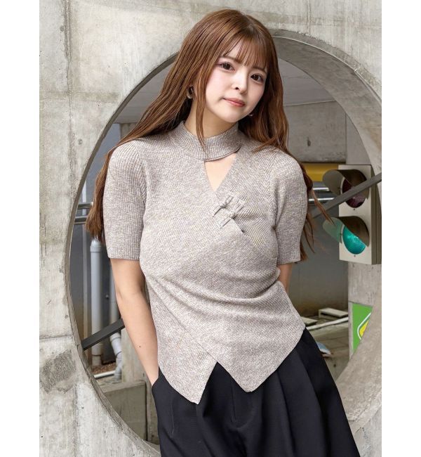 MURUA「カシュクールチャイナニット」|ニット・セーター|