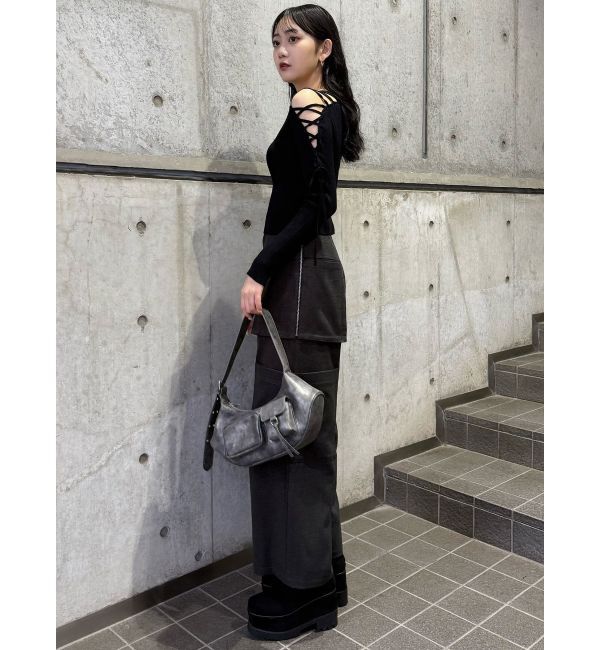 MURUA「ダブルポケットショルダーバッグ」|ショルダー・メッセンジャー|