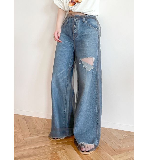 Ungrid「シアーチュールパンツ」|その他|