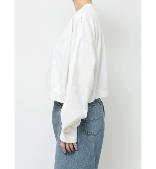 Ungrid「スリーブボリュームショートスウェット」|スウェット・ジャージ|