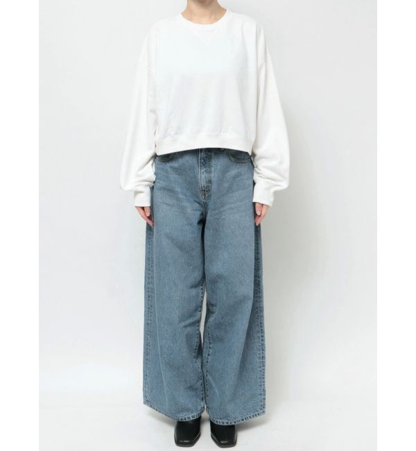 Ungrid「スリーブボリュームショートスウェット」|スウェット・ジャージ|