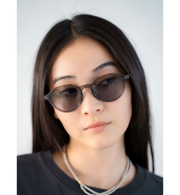 Ungrid「クリアフレームグレーレンズサングラス」|サングラス|