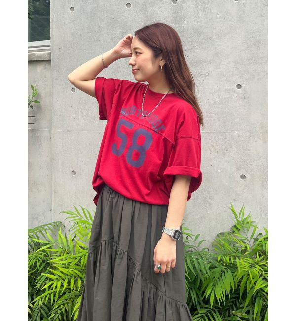 Ungrid「ナンバリングルーズTee」|Tシャツ・カットソー|