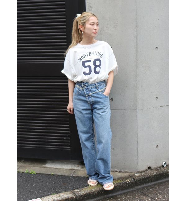 Ungrid「ナンバリングルーズTee」|Tシャツ・カットソー|