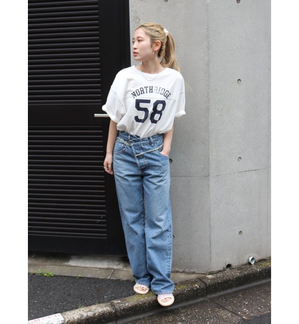 Ungrid「ナンバリングルーズTee」|Tシャツ・カットソー|