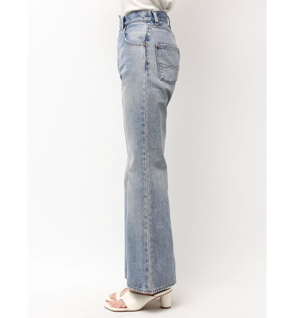 Ungrid「ハイウエストストレッチフィットフレアデニム」|デニム|
