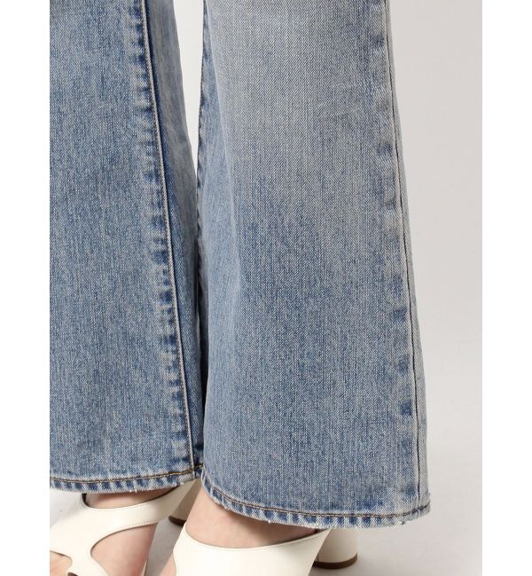 Ungrid「ハイウエストストレッチフィットフレアデニム」|デニム|