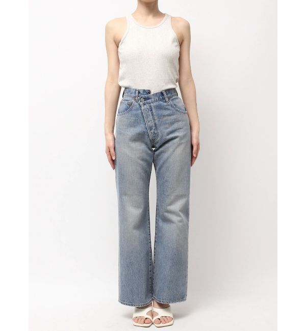 Ungrid「ハイウエストストレッチフィットフレアデニム」|デニム|