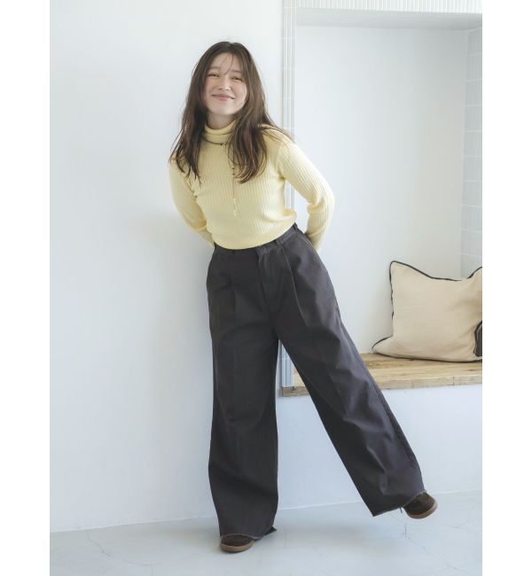 Ungrid「Dickies別注 タックカーブパンツ」|その他|