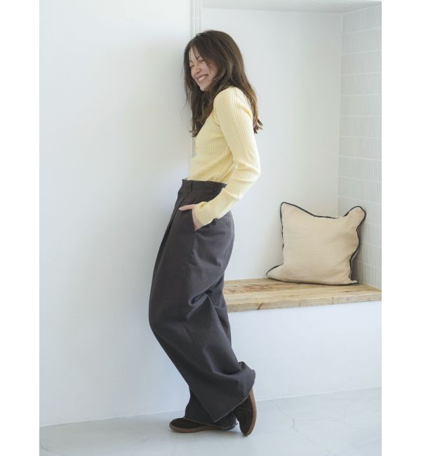 Ungrid「Dickies別注 タックカーブパンツ」|その他|