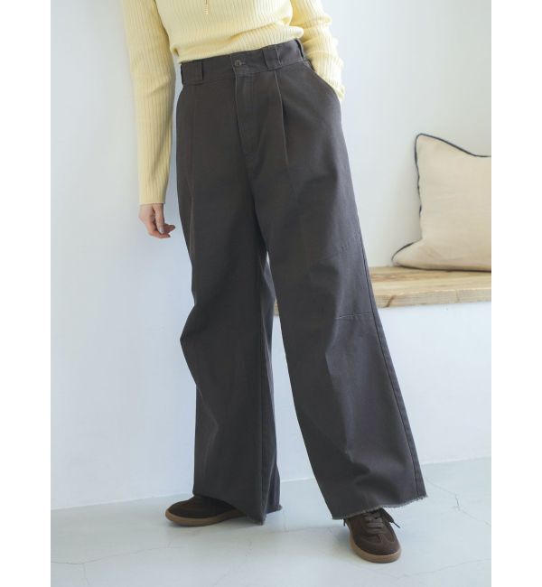 Ungrid「Dickies別注 タックカーブパンツ」|その他|