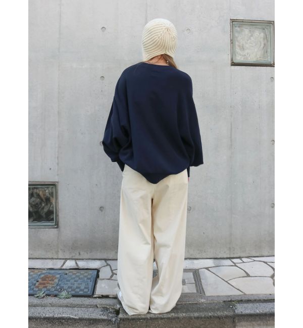 Ungrid「起毛コクーンチノパンツ」|チノ|