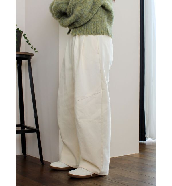 Ungrid「起毛コクーンチノパンツ」|チノ|