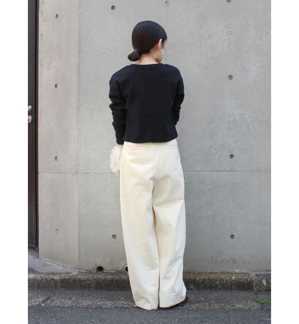 Ungrid「起毛コクーンチノパンツ」|チノ|