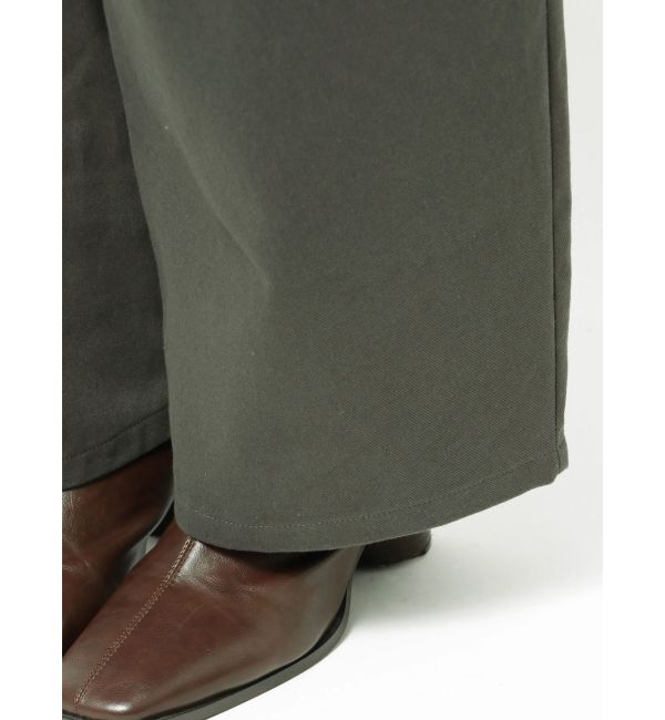 Ungrid「起毛コクーンチノパンツ」|チノ|