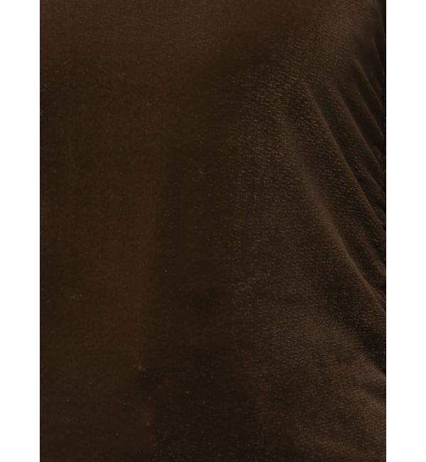 Ungrid「バックオープンドットシアーベロアロングスリーブTee」|Tシャツ・カットソー|