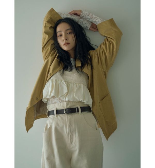 Ungrid「ウエストデザインルーズデニム」|デニム|