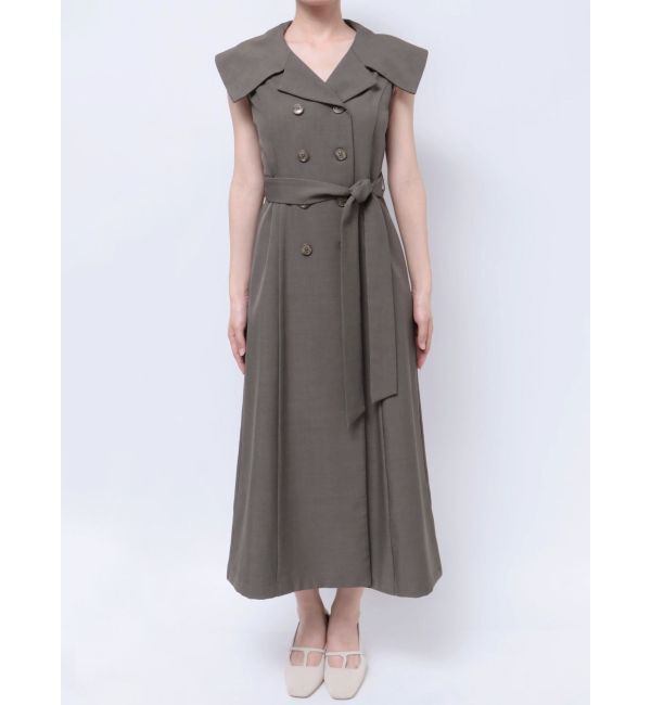 LAGUNAMOON「ビッグカラートレンチワンピース」|ワンピース|