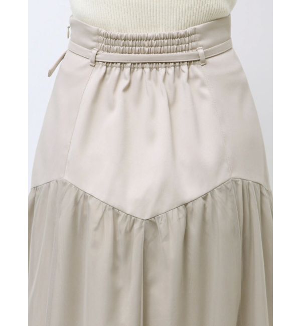 LAGUNAMOON「チュールドッキングフレアスカート」|スカート|