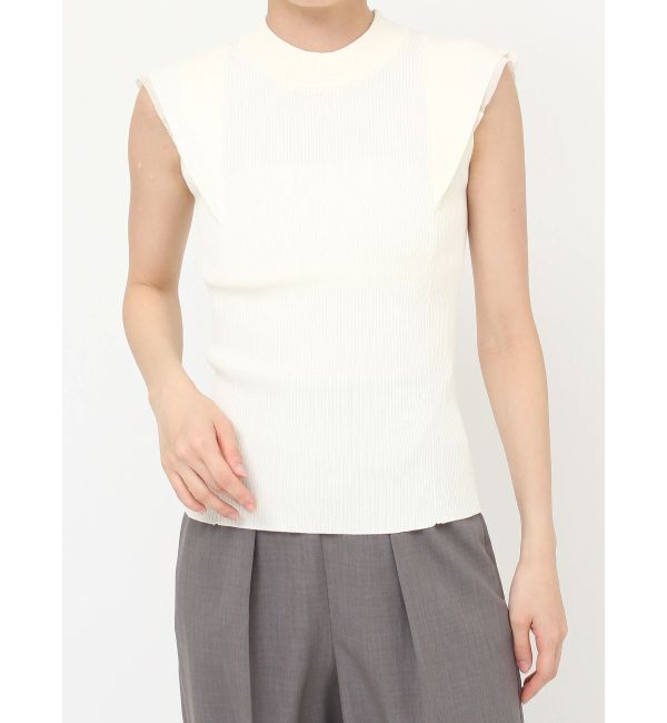 LAGUNAMOON「カバースリーブシアーニットプルオーバー」|ニット・セーター|