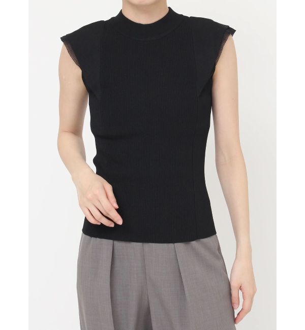 LAGUNAMOON「カバースリーブシアーニットプルオーバー」|ニット・セーター|