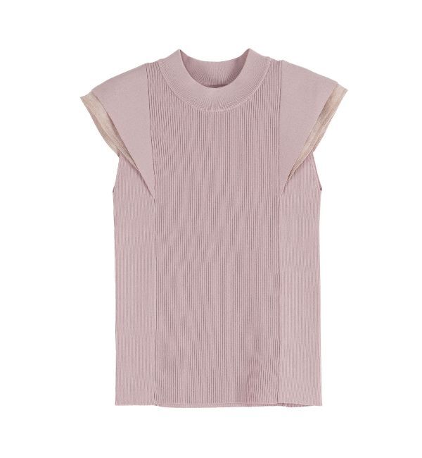 LAGUNAMOON「カバースリーブシアーニットプルオーバー」|ニット・セーター|