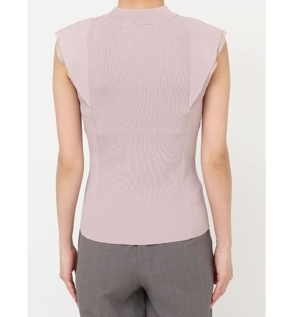 LAGUNAMOON「カバースリーブシアーニットプルオーバー」|ニット・セーター|