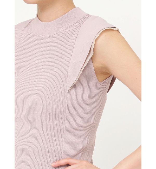 LAGUNAMOON「カバースリーブシアーニットプルオーバー」|ニット・セーター|