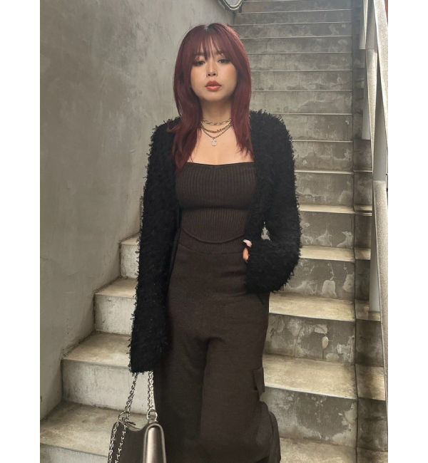 EVRIS「ニットベアトップ【セットアップ着用可能】」|チューブトップ|