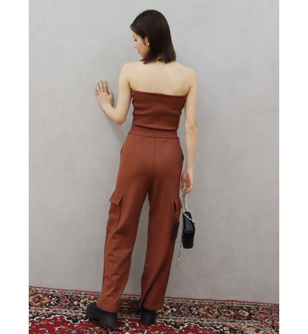 EVRIS「ニットベアトップ【セットアップ着用可能】」|チューブトップ|