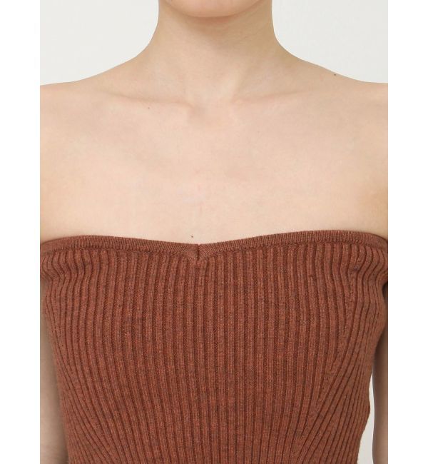 EVRIS「ニットベアトップ【セットアップ着用可能】」|チューブトップ|