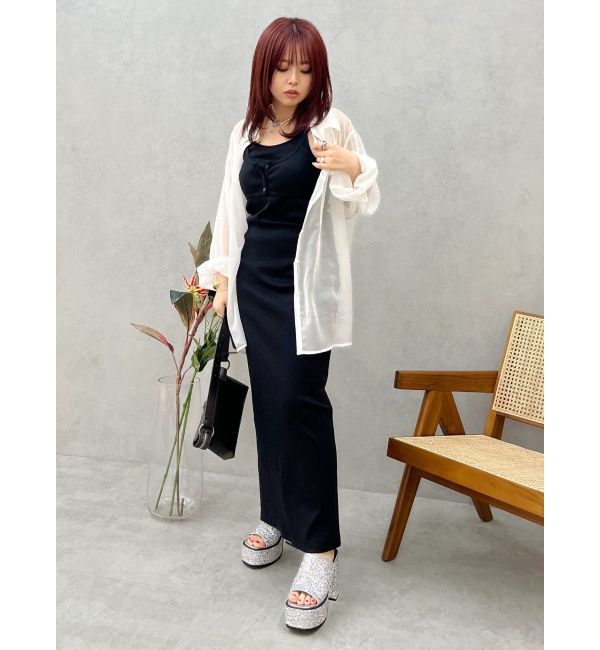 EVRIS「シアーオーバーサイズシャツ」|シャツ・ブラウス|