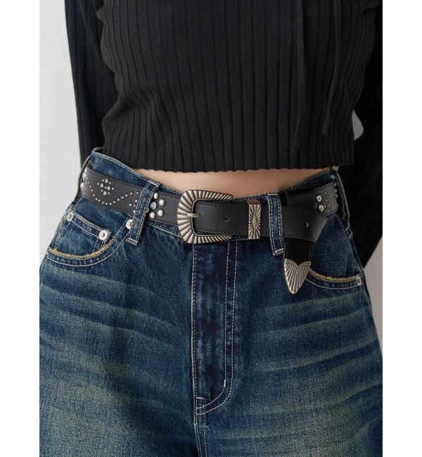 EVRIS「オリジナルスタッズバックルベルト」|ベルト|