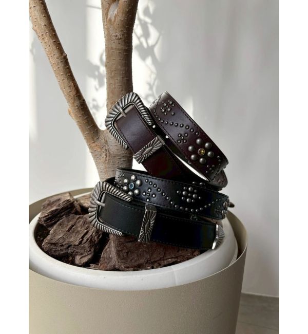 EVRIS「オリジナルスタッズバックルベルト」|ベルト|