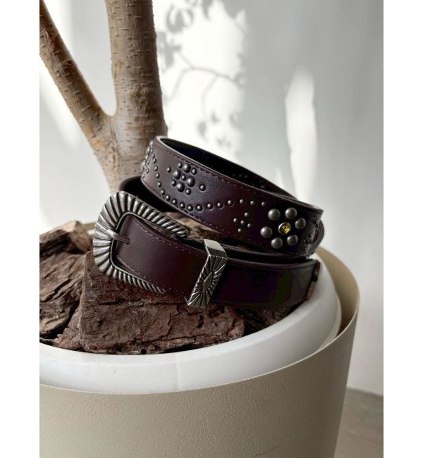 EVRIS「オリジナルスタッズバックルベルト」|ベルト|