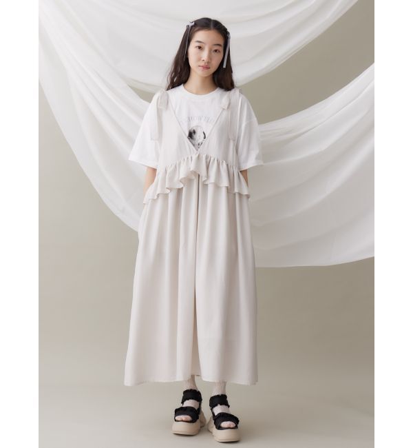 merry jenny「フリルメッシュスニーカーサンダル」|サンダル|