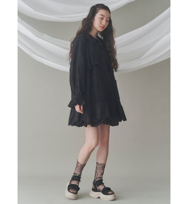 merry jenny「フリルメッシュスニーカーサンダル」|サンダル|