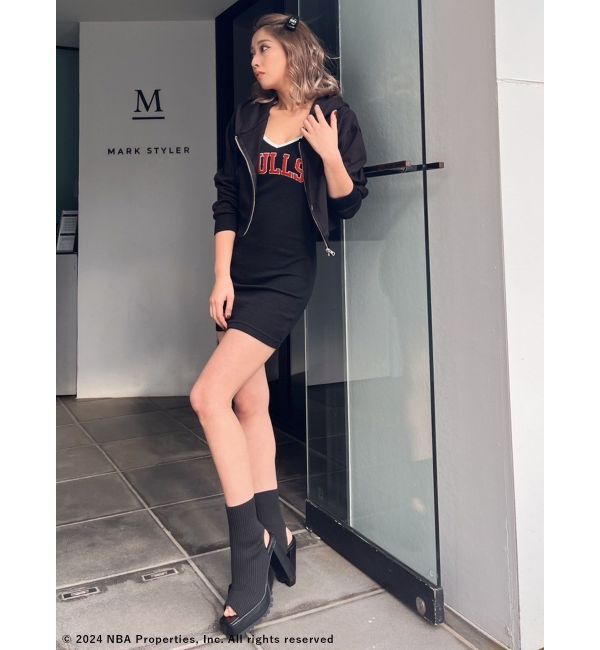 GYDA「NBAバイカラーキャミワンピース」|ワンピース|