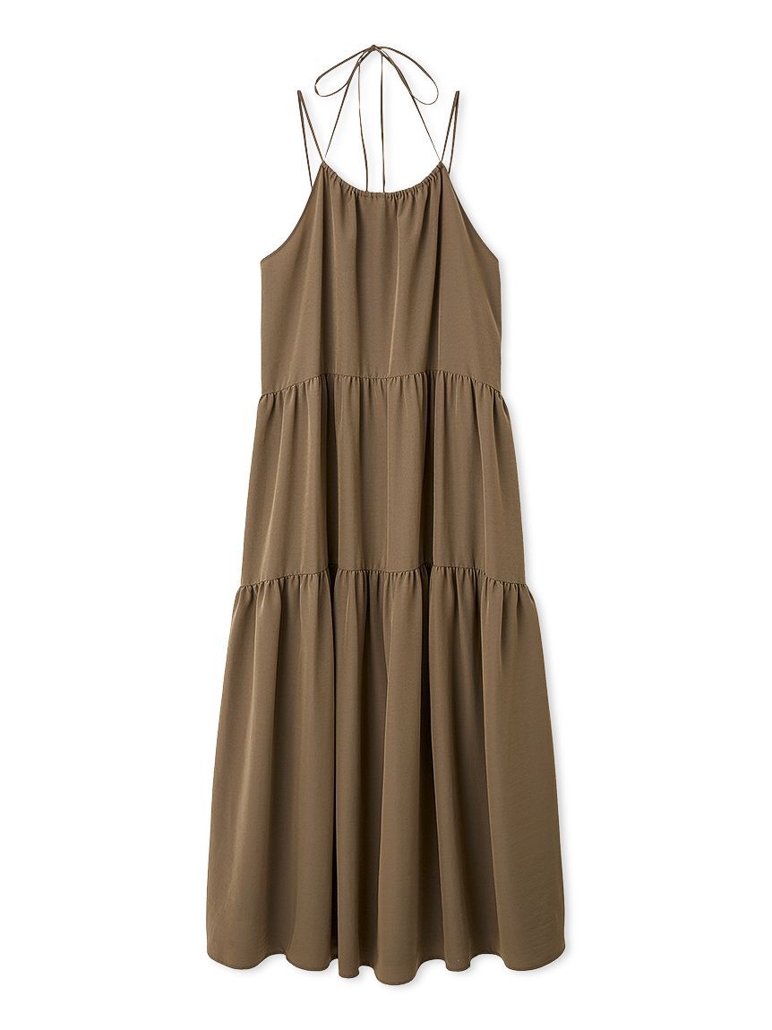 Mila Owen「ダブルリボンホルターネックキャミワンピース」|ワンピース|