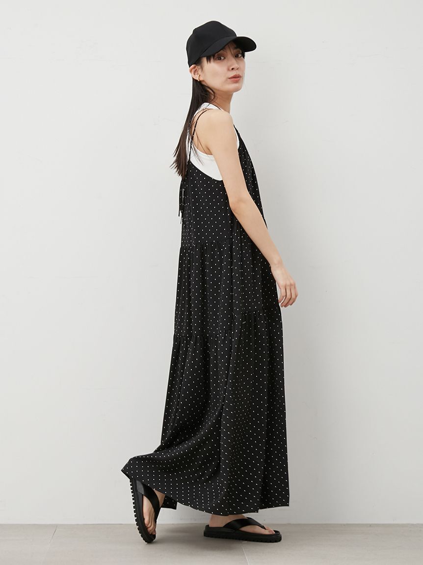 Mila Owen「ダブルリボンホルターネックキャミワンピース」|ワンピース|