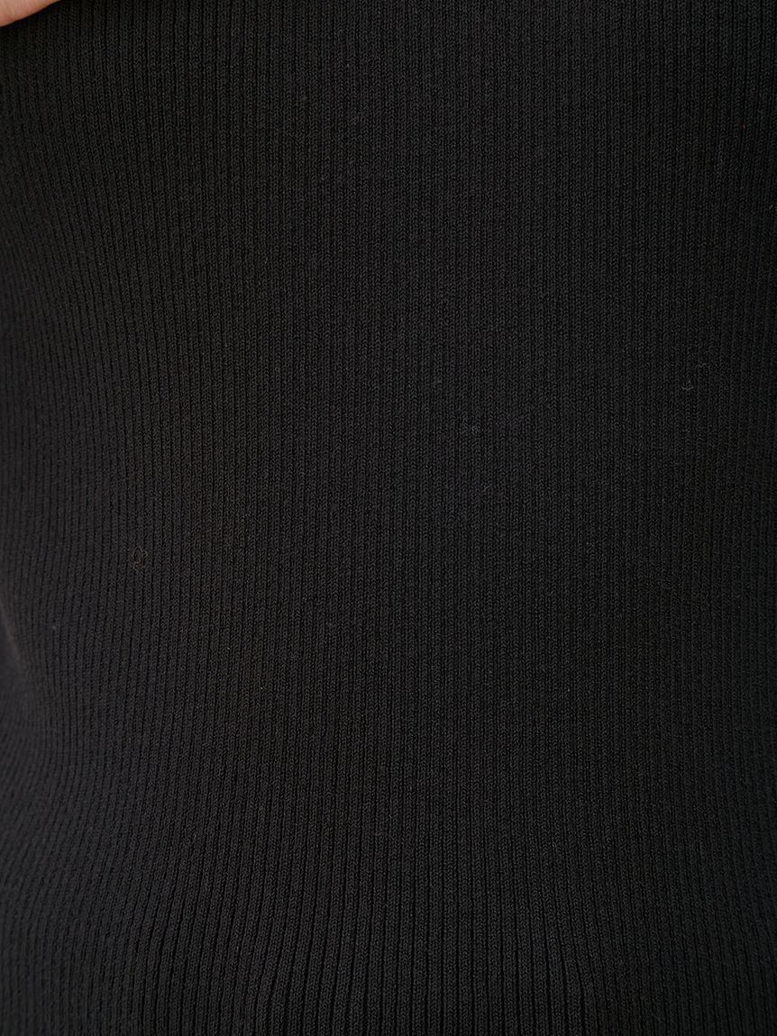 Mila Owen「デコルテ構築パフスリーブニットプルオーバー」|Tシャツ・カットソー|