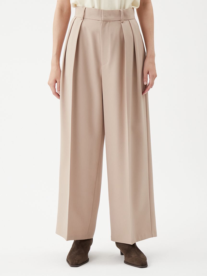 Mila Owen「美形ワイドパンツ」|チノ|