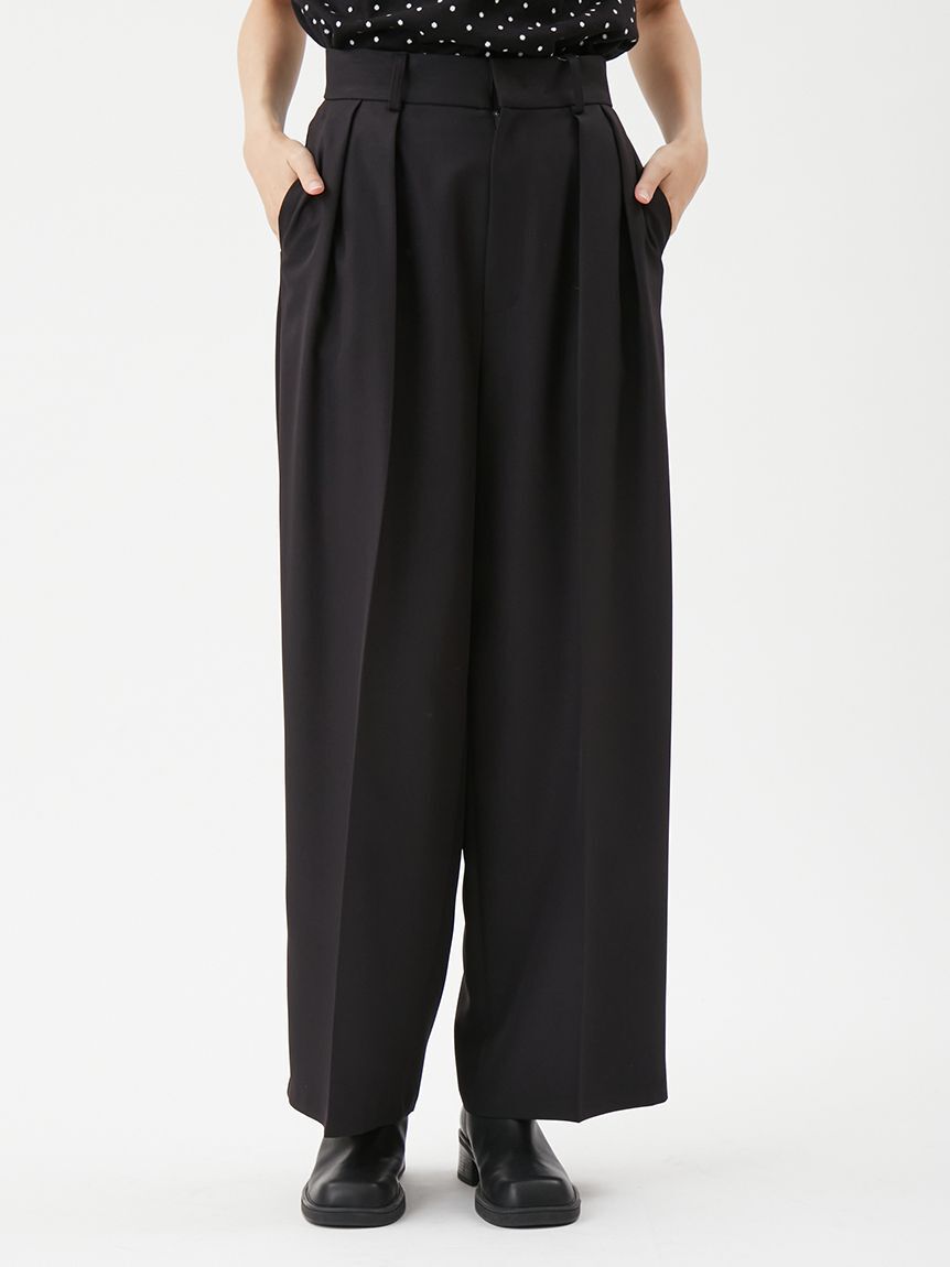 Mila Owen「美形ワイドパンツ」|チノ|