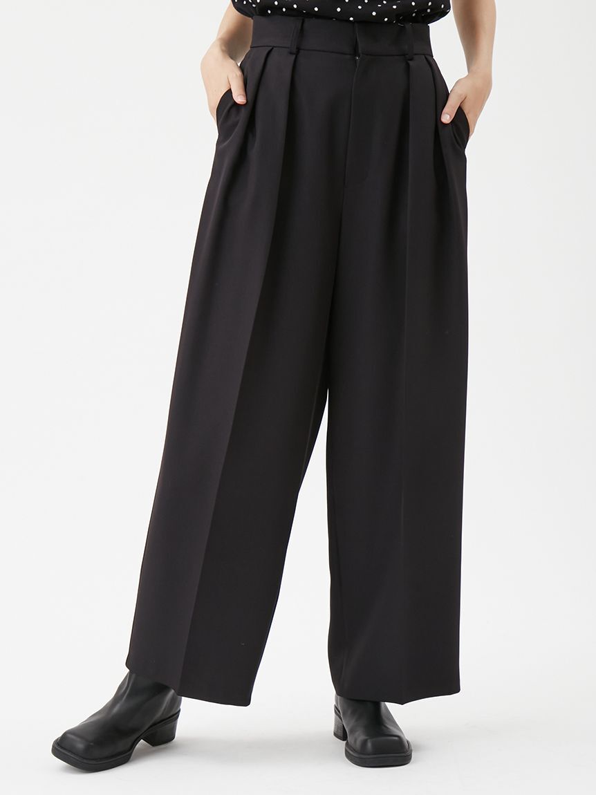 Mila Owen「美形ワイドパンツ」|チノ|