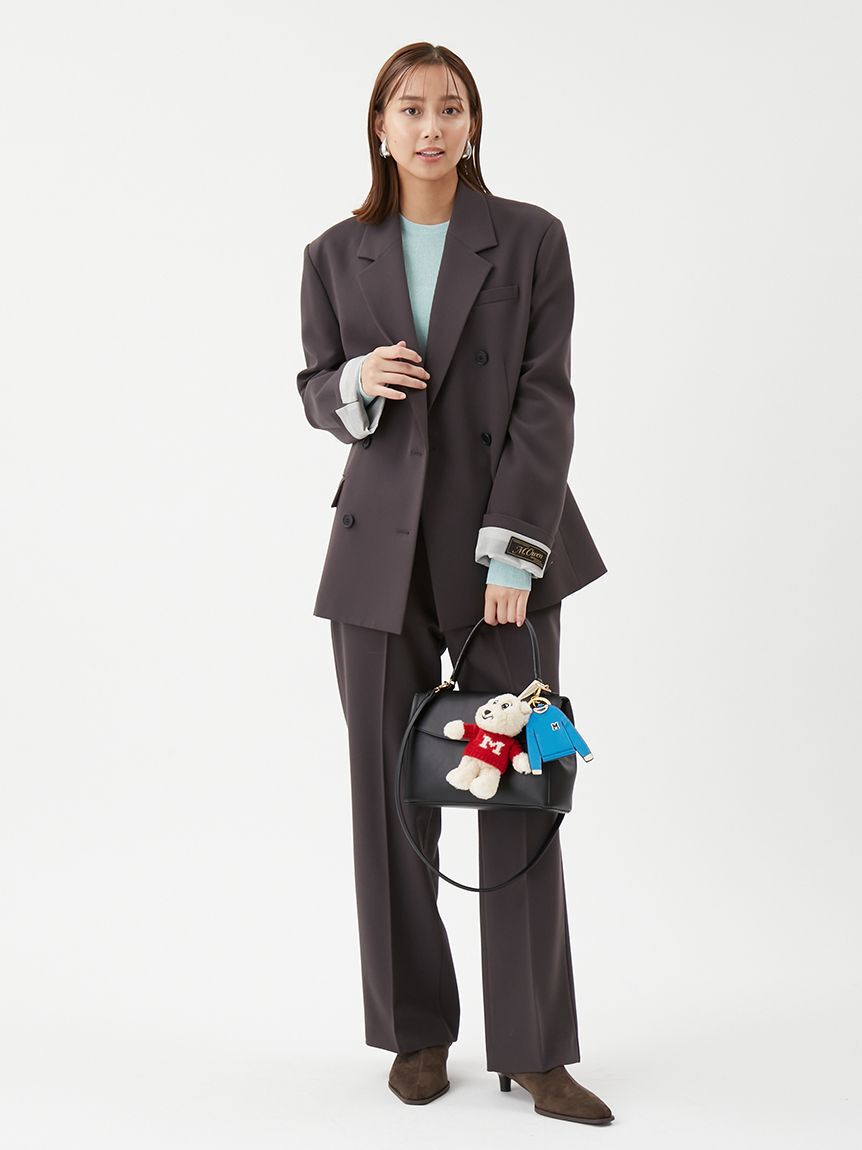 Mila Owen「【セットアップ対応】ワンタックストレートスーツパンツ」|チノ|