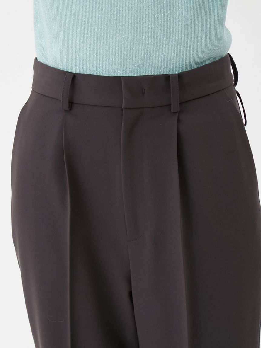 Mila Owen「【セットアップ対応】ワンタックストレートスーツパンツ」|チノ|