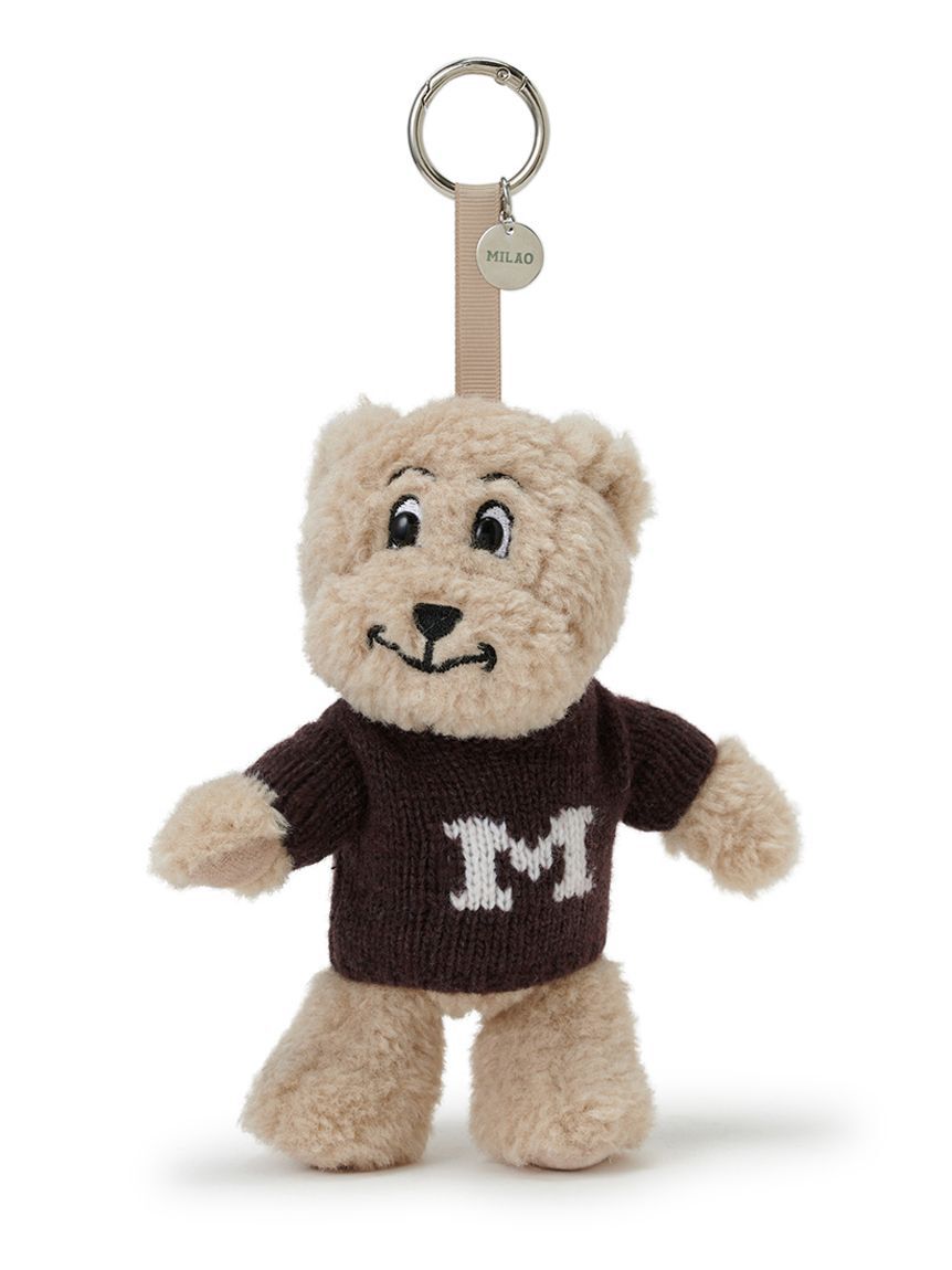 Mila Owen「MILAOぬいぐるみチャーム」|キーケース|BEG