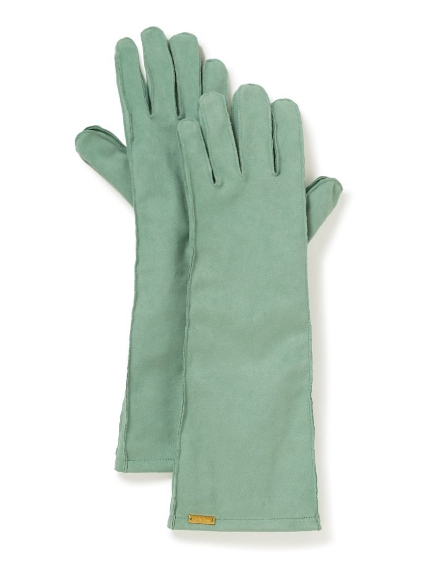 Mila Owen「フェイクスエードステッチロンググローブ」|手袋|