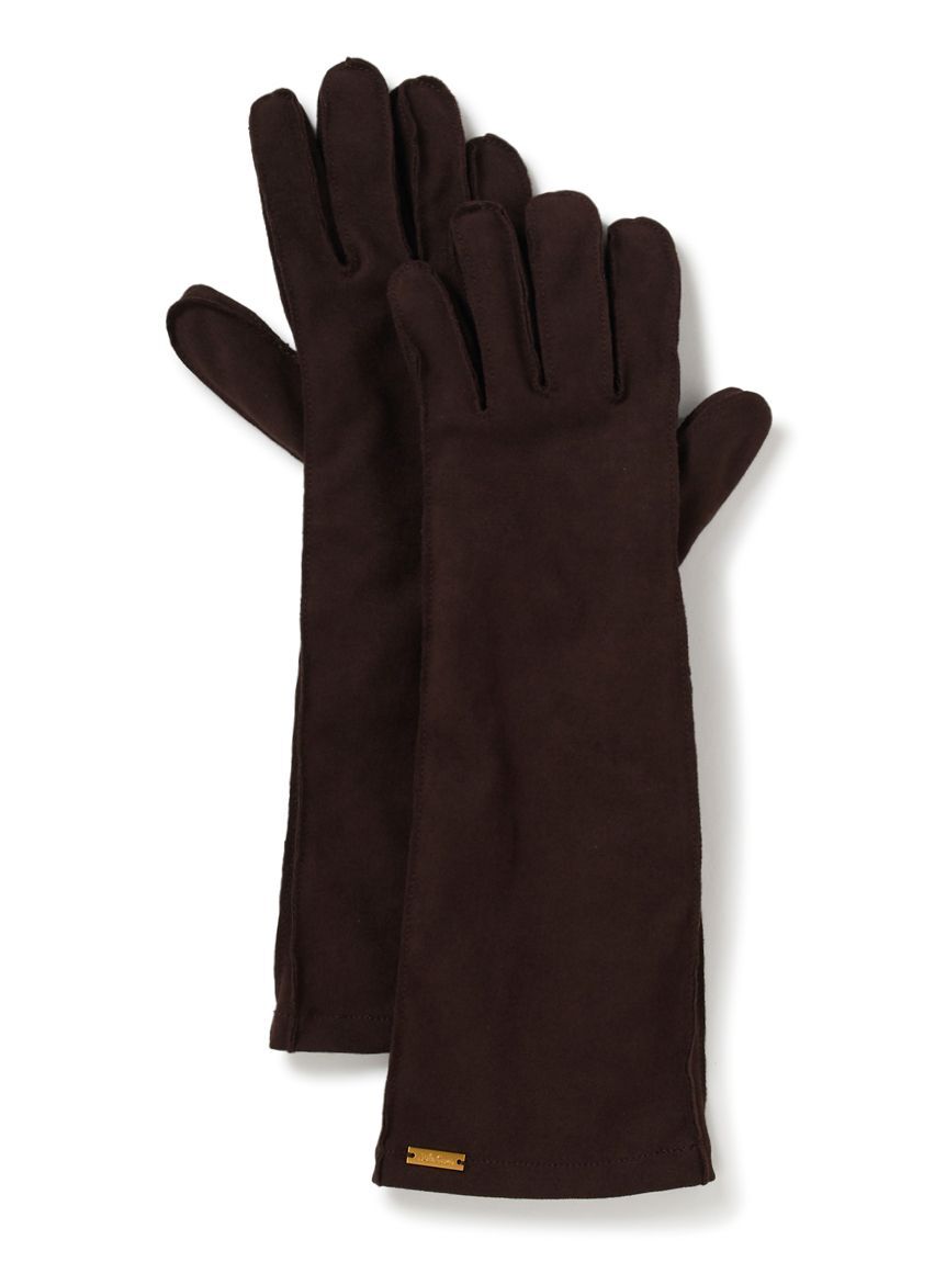 Mila Owen「フェイクスエードステッチロンググローブ」|手袋|DBRW